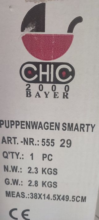 Carrozzina Chic 2000 Bayer per bambole