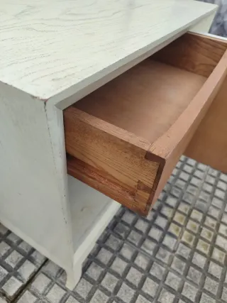 Cabecero y 2 mesitas vintage