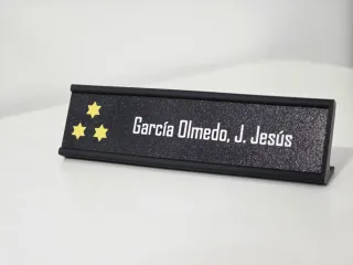 Placas Militares (Pared y Mesa)