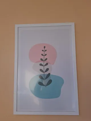 Set di 3 quadri decorativi astratti