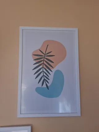 Set di 3 quadri decorativi astratti