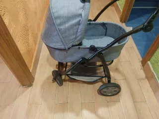 Cochecito de muñecas azul 3 en 1
