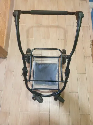 Cochecito de muñecas azul 3 en 1