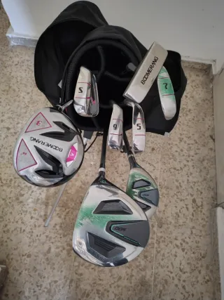 Bolsa de golf Boomerang con palos