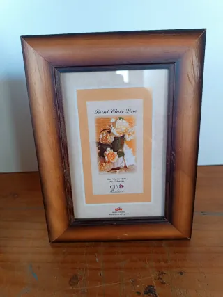 Lote de 5 Marcos de Fotos Madera y Metal