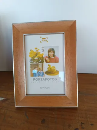 Lote de 5 Marcos de Fotos Madera y Metal