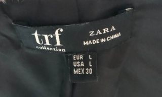 Cappotto pelliccia sintetica Zara collo rotondo