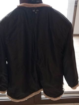 Cappotto pelliccia sintetica Zara collo rotondo