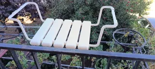 Asiento de bañera blanco