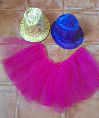 Disfraz divertido: sombrero y tutú