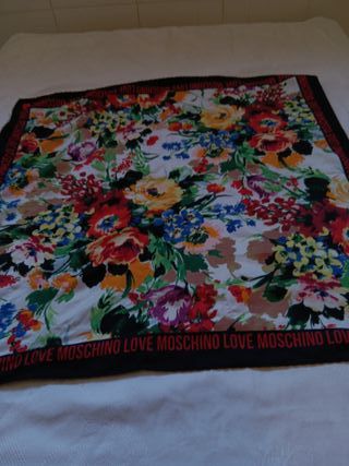 Foulard Love Moschino floreale multicolore
