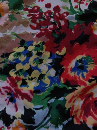 Foulard Love Moschino floreale multicolore