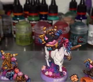 Equipo Enanos Metal Blood Bowl Pintados brilli bri