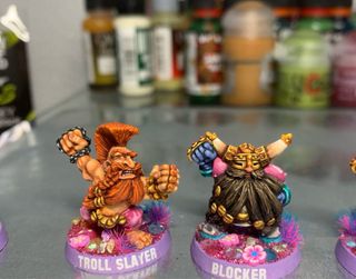 Equipo Enanos Metal Blood Bowl Pintados brilli bri