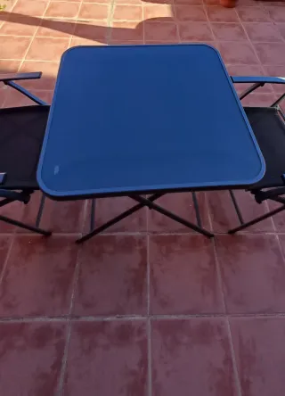 Juego Mesa y Sillas Terraza Plegables