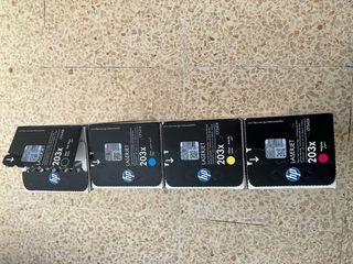 Kit 4 Cartuchos Toner HP LaserJet 203X Originales