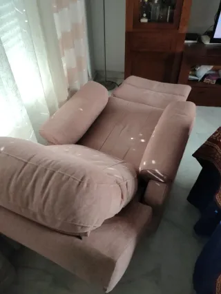 2 Sillones Reclinables Rosas