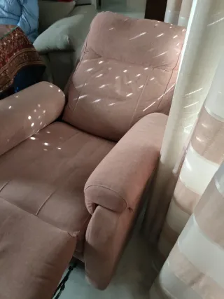 2 Sillones Reclinables Rosas