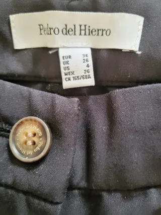 Pantalón pitillo Pedro del Hierro negro