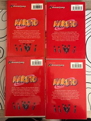 Manga Naruto 4 primeros números