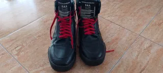Botas Dolce & Gabbana Hombre Negras y Rojas