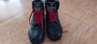 Botas Dolce & Gabbana Hombre Negras y Rojas
