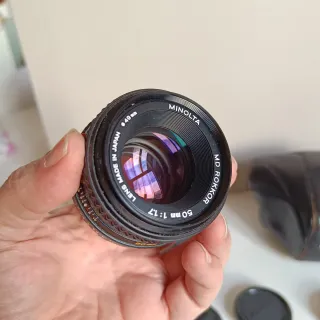 Minolta SRT101 + Obiettivo MD Rokkor 50mm f/1.7
