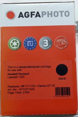 Toner AGFA Laser Cartridge Nero per Canon-HP