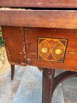 Mesa y 6 sillas madera maciza (proyecto)