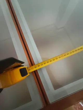 Mesa comedor extensible color cerezo + 6 sillas