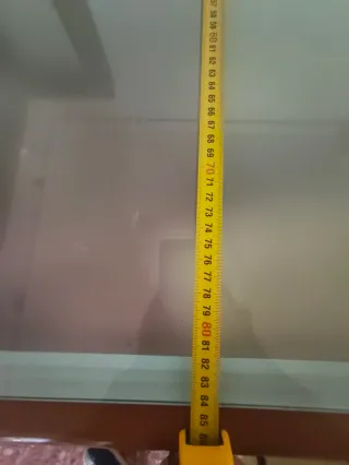 Mesa comedor extensible color cerezo + 6 sillas