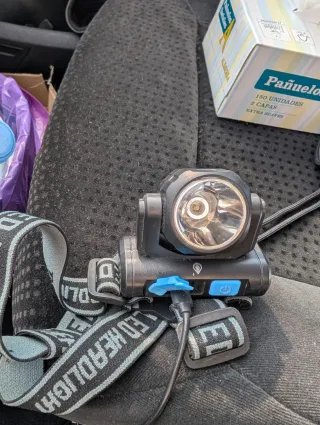 Linterna Frontal LED Litio Recargable