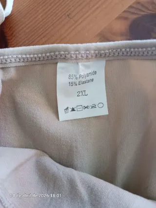 Faja reductora torso y piernas Talla XXL da para 4