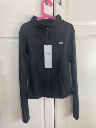 Alo Yoga Sudadera Cremallera Talla S Negra