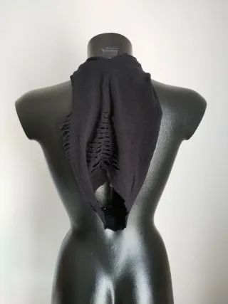 Body nero con tagli tg Unica