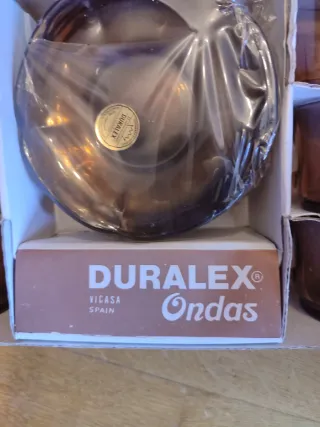 NUEVO Juego café Duralex Ondas vintage