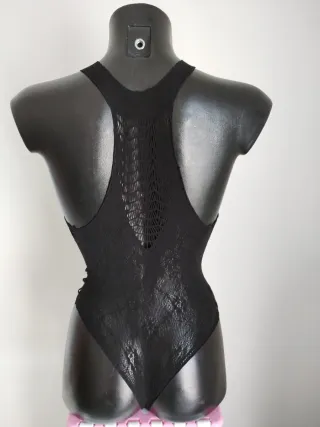 Body canotta rete traforata tg Unica