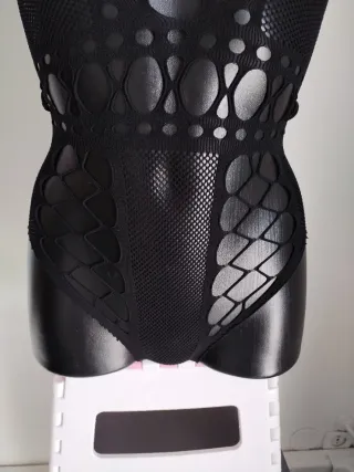 Body con apertura, taglia unica