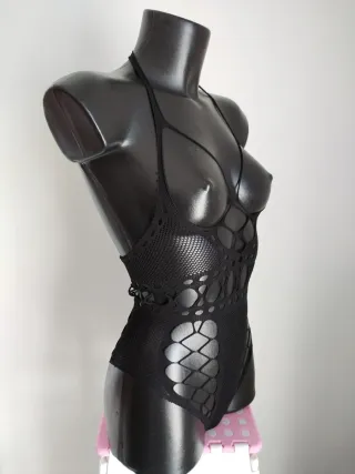 Body con apertura, taglia unica