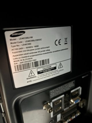 Televisor Samsung Negro