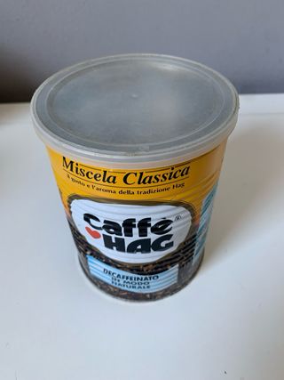 Barattolo Caffè Hag Decaffeinato anni’80