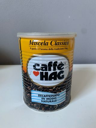 Barattolo Caffè Hag Decaffeinato anni’80