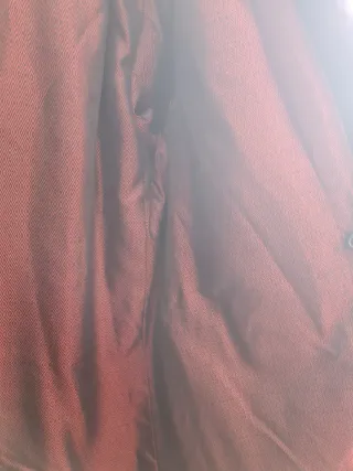Abrigo marinero cruzado de  lana hecho a mano XL