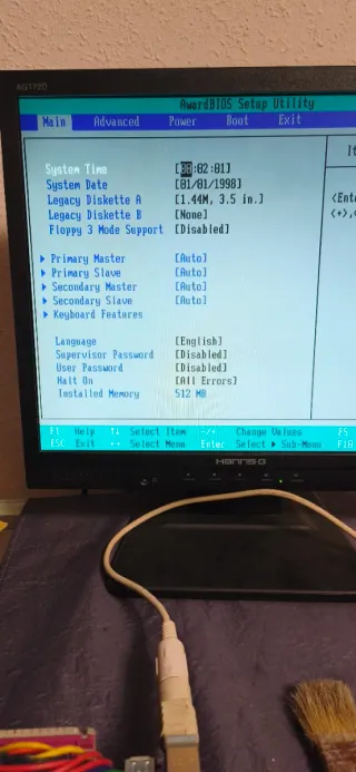 Placa Base antigua ASUS Pentium III