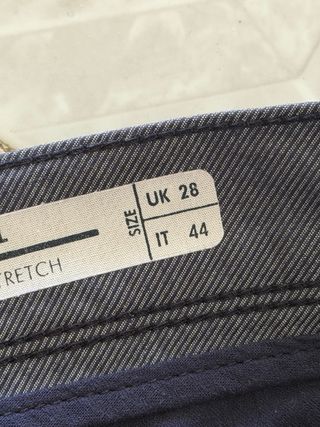 Pantalone Antony Morato uomo 44 blu chino cerniera