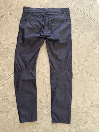 Pantalone Antony Morato uomo 44 blu chino cerniera