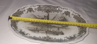 Bandeja ovalada Seltmann Weiden porcelana