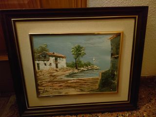 2 Cuadros Paisaje Marítimo