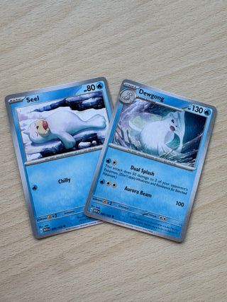 Seel y Dewgong (151) - Pokémon TCG