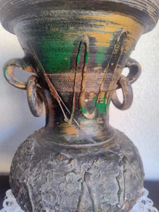 Gran Jarrón Rústico 45 cm - Estilo Antiguo